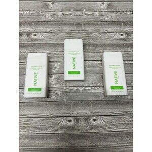 3x Native Travel Size Vegan Cucumber Mint Natural Volume Shampoo 3oz No Sulfates